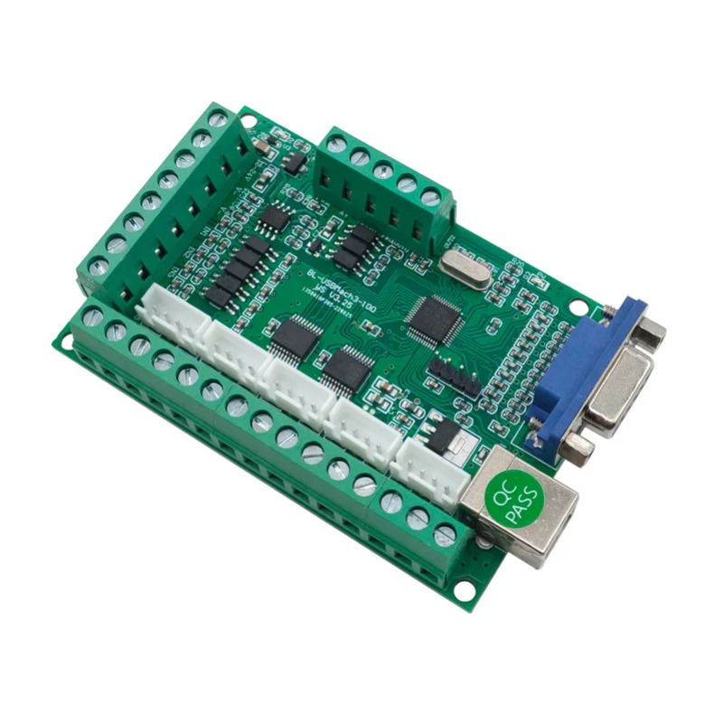 5 Axis Cnc Breakout Board Interface Mach3 - 1 Stück Treiberplatine Breakout-Board CNC USB